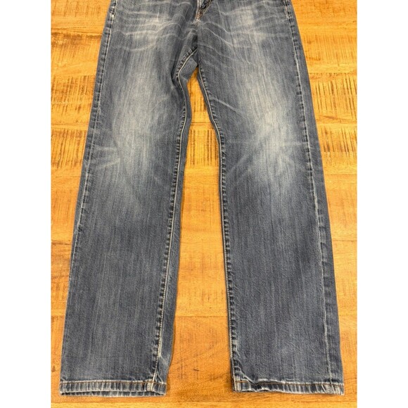 Lucky Brand Jeans Mens 34x32 (Fits 34x31) Blue 221 Original Straight Leg Denim - Picture 10 of 15